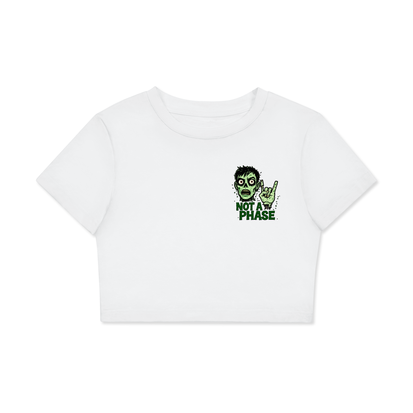 Emo Zombie Crop Top
