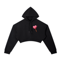 Shot Through The Heart - Cropped Hoodie